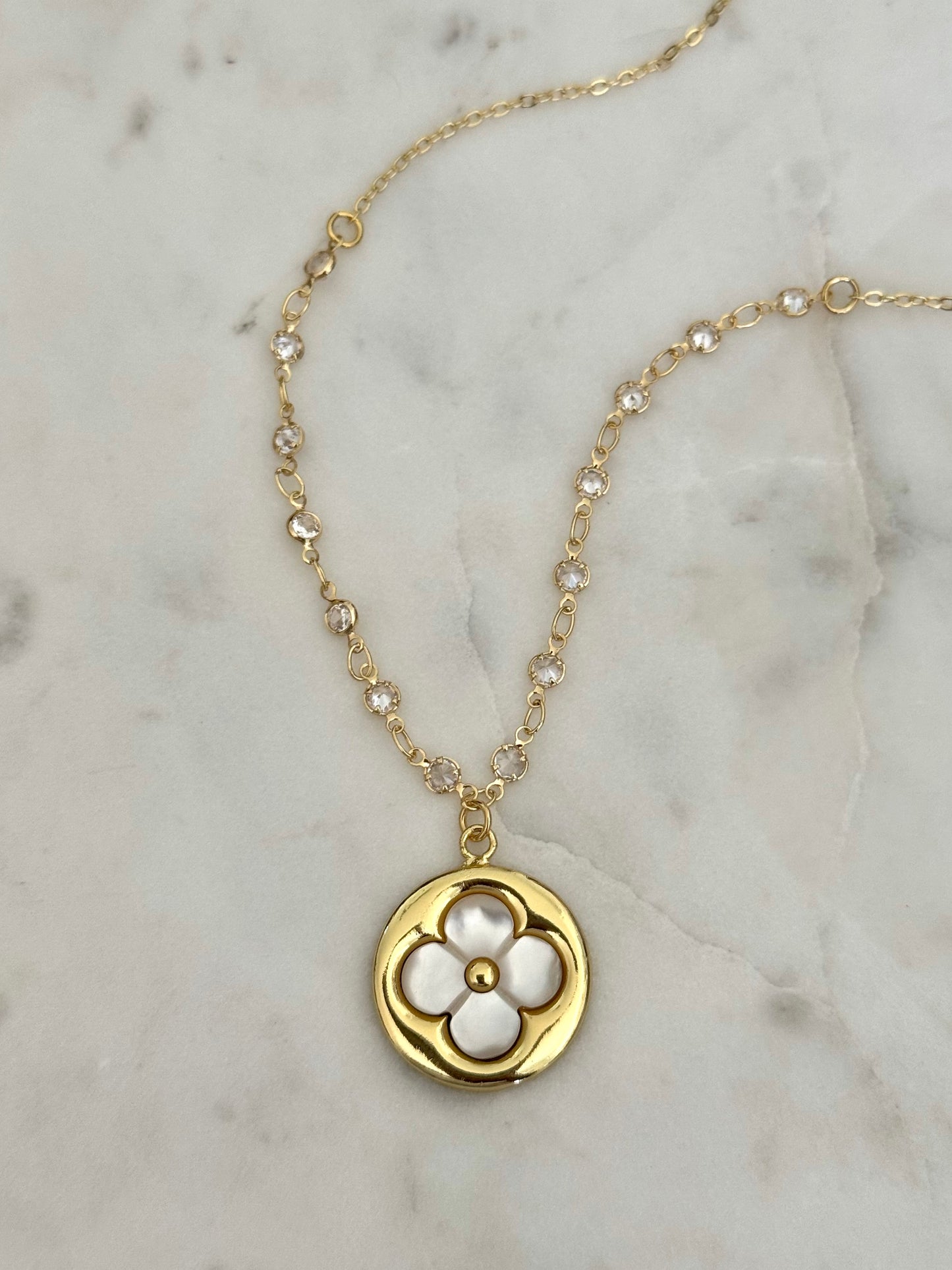 Disco Flora Necklace