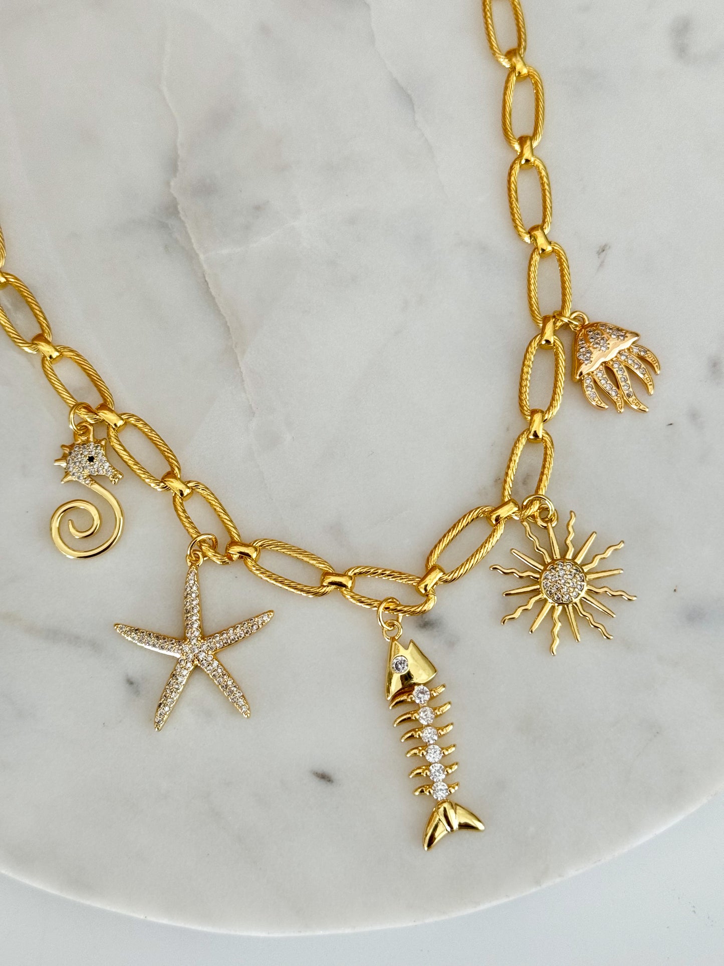 Sea Life Charm Necklace