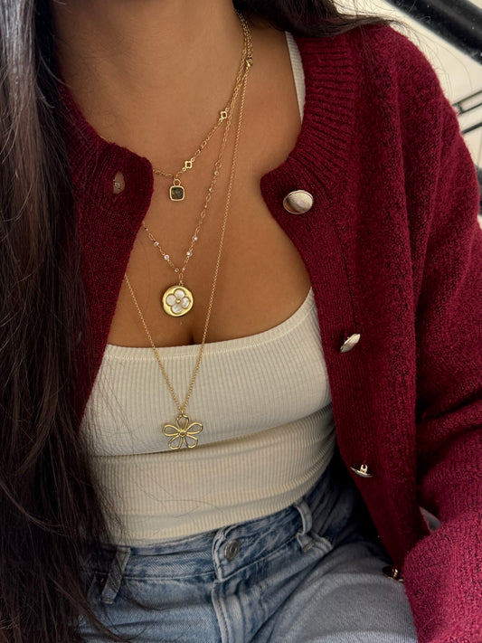 Disco Flora Necklace