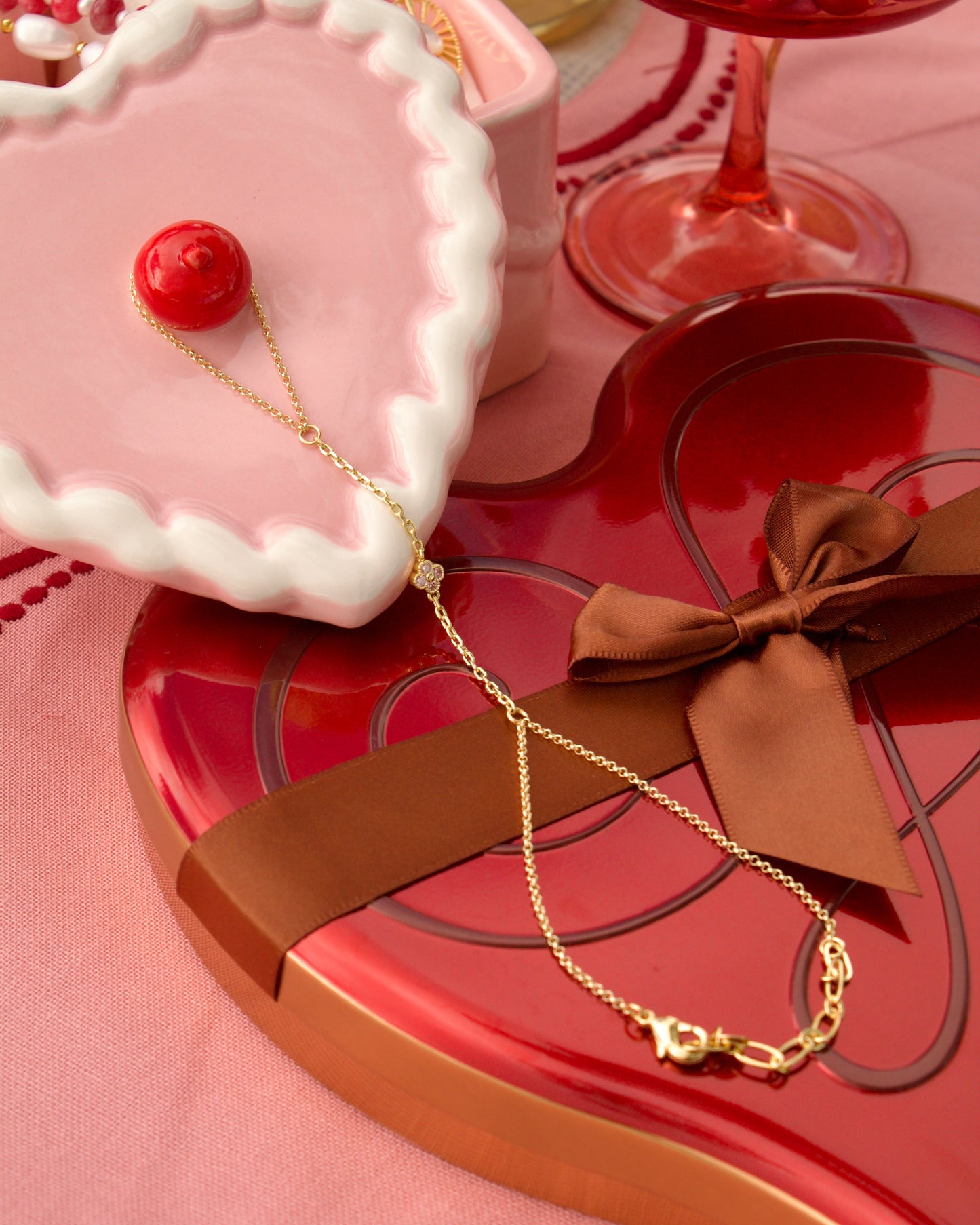 Petal Pink Hand Chain