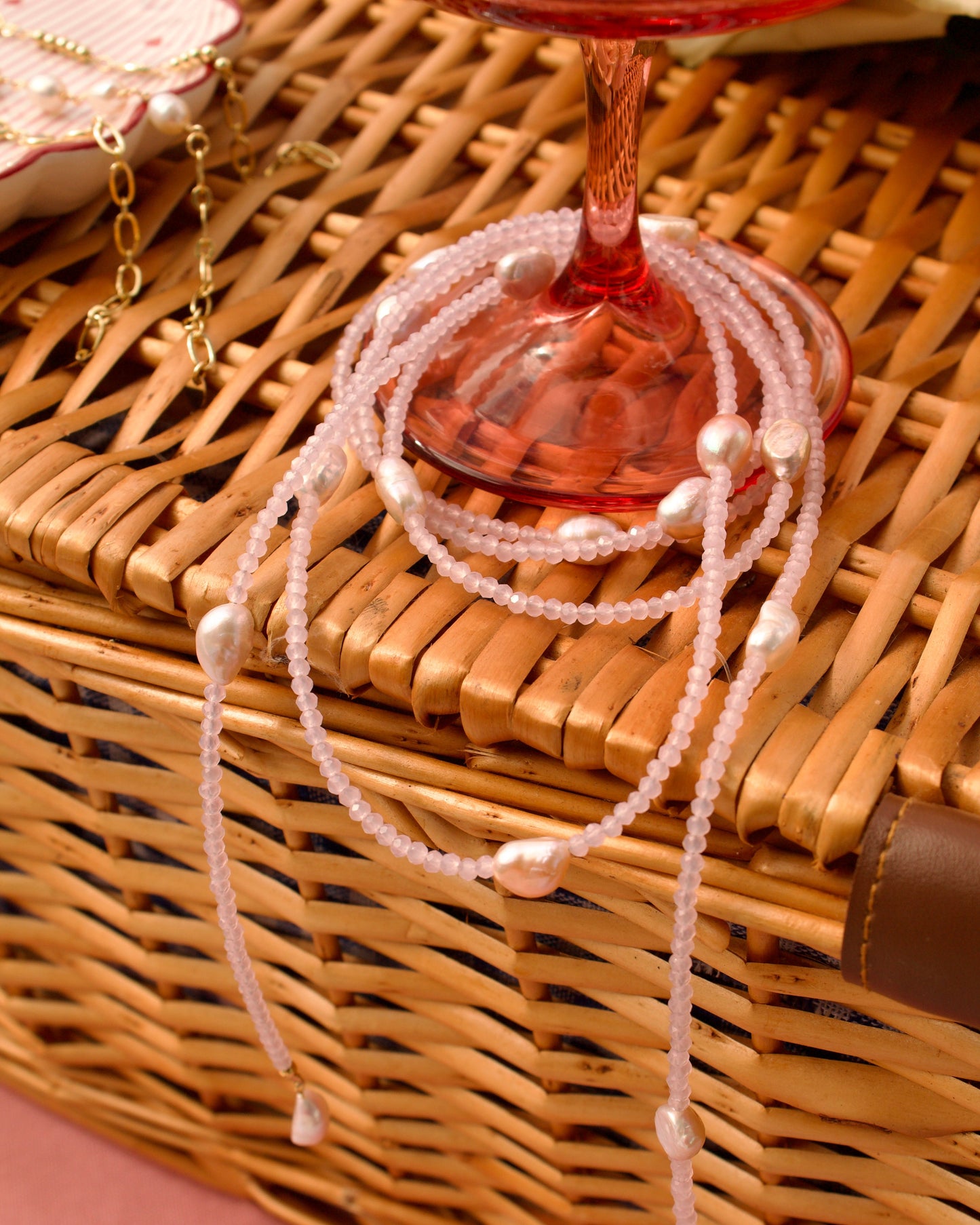 Forever Blush Beaded Strand