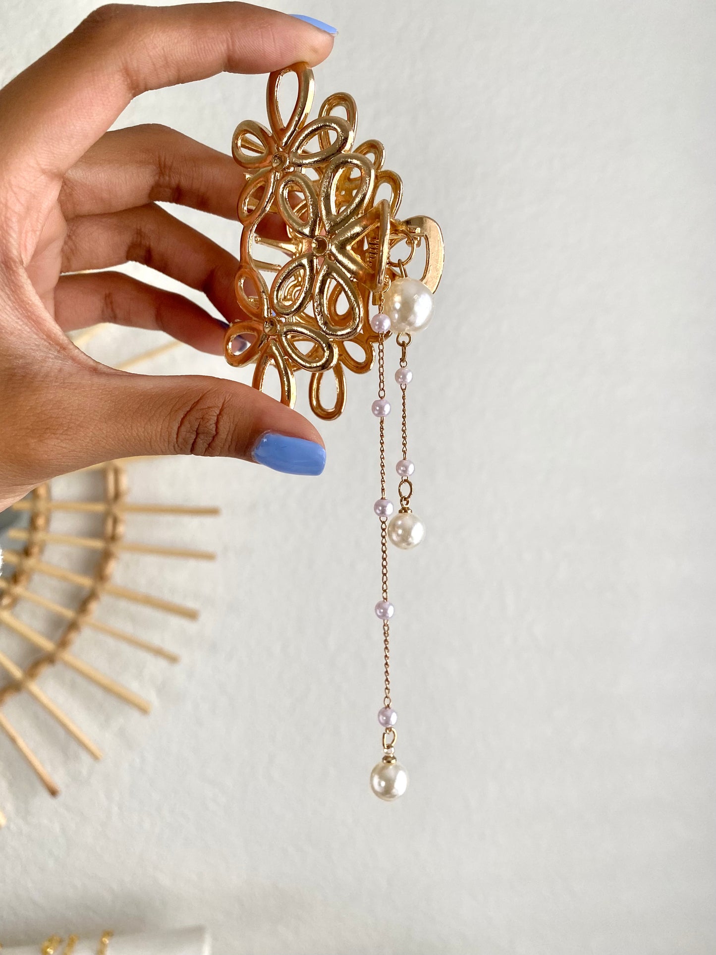 Pearl Drop Hair Clip