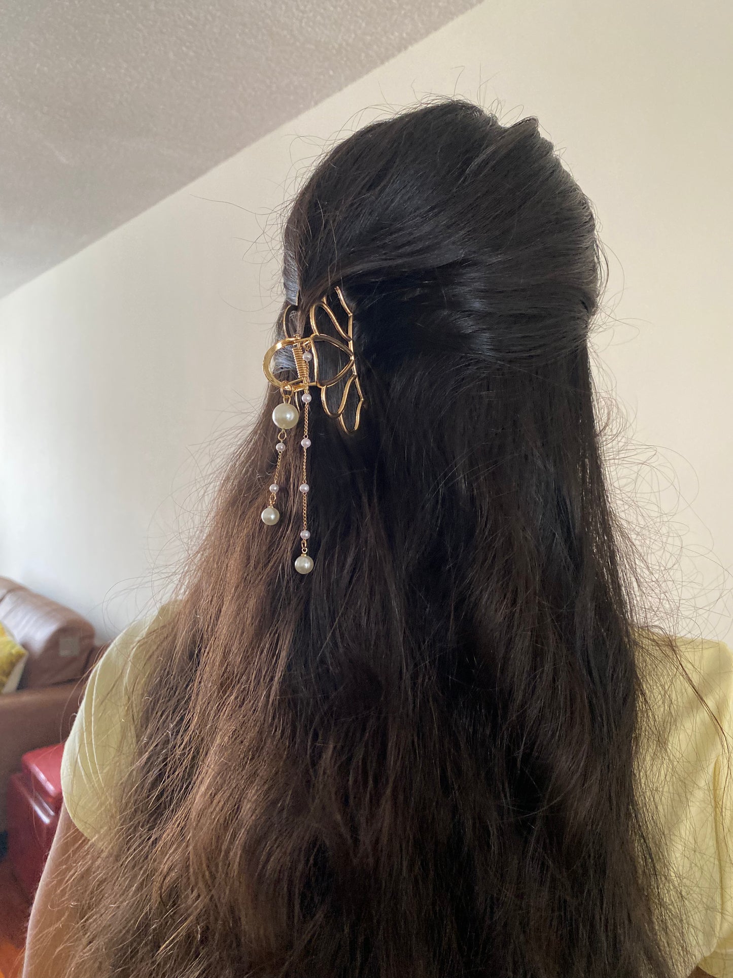 Pearl Drop Hair Clip