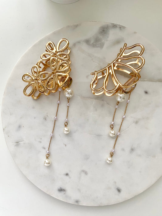 Pearl Drop Hair Clip