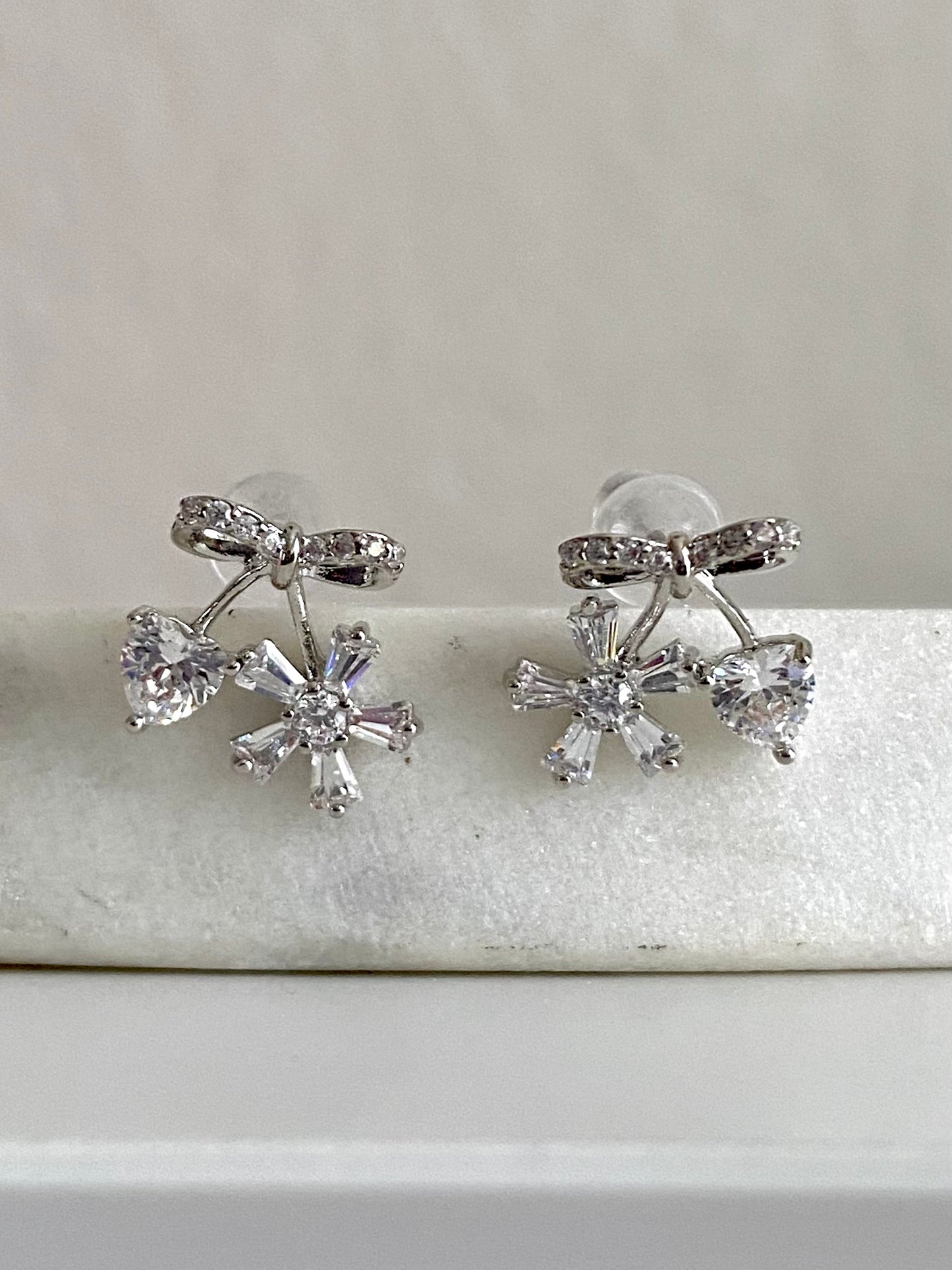 Gift Bow Studs