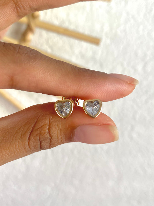Heart Stud Earrings