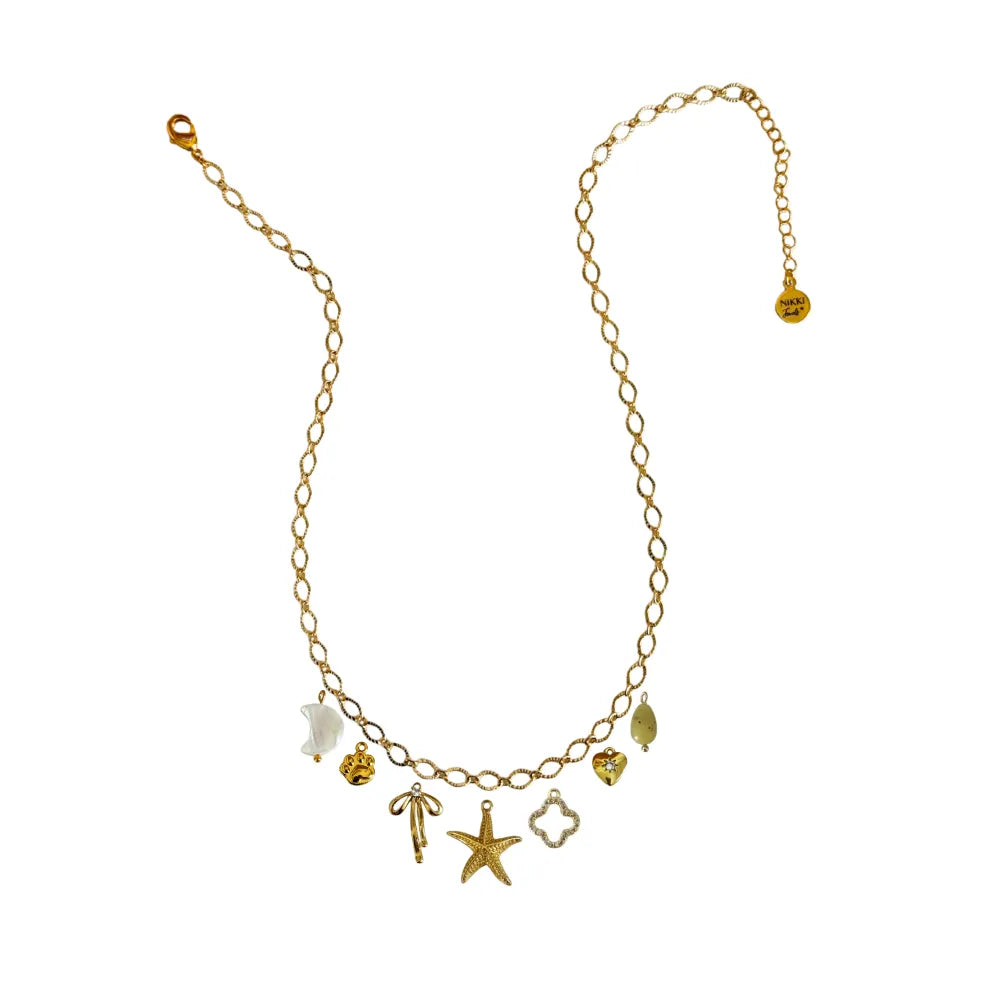 Custom Charm Necklace - Customer's Product with price 60.00 ID RrcNVeW6P-Ty-TEZwj0ZoCNP