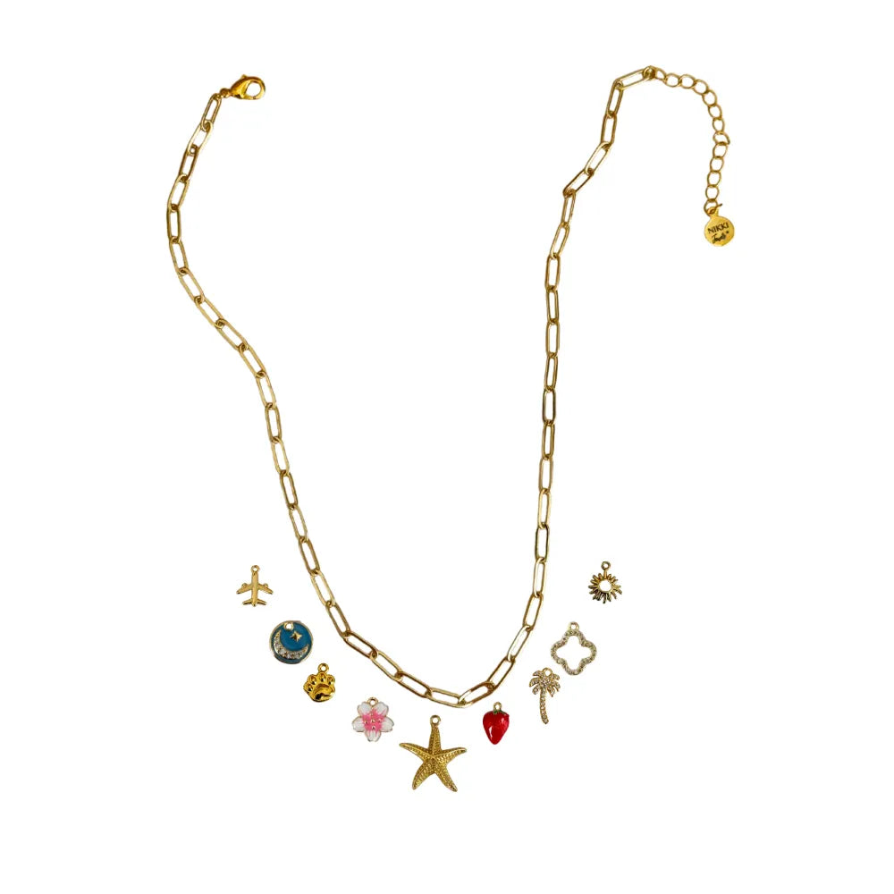 Custom Charm Necklace - Customer's Product with price 90.00 ID jGshTU8VZfVXTGgMOzqPipBp