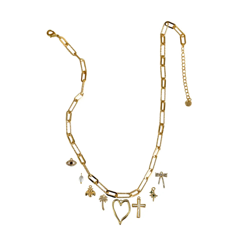 Custom Charm Necklace - Customer's Product with price 77.00 ID QzOHyPJd4g8jAlLRtzrYz7-i