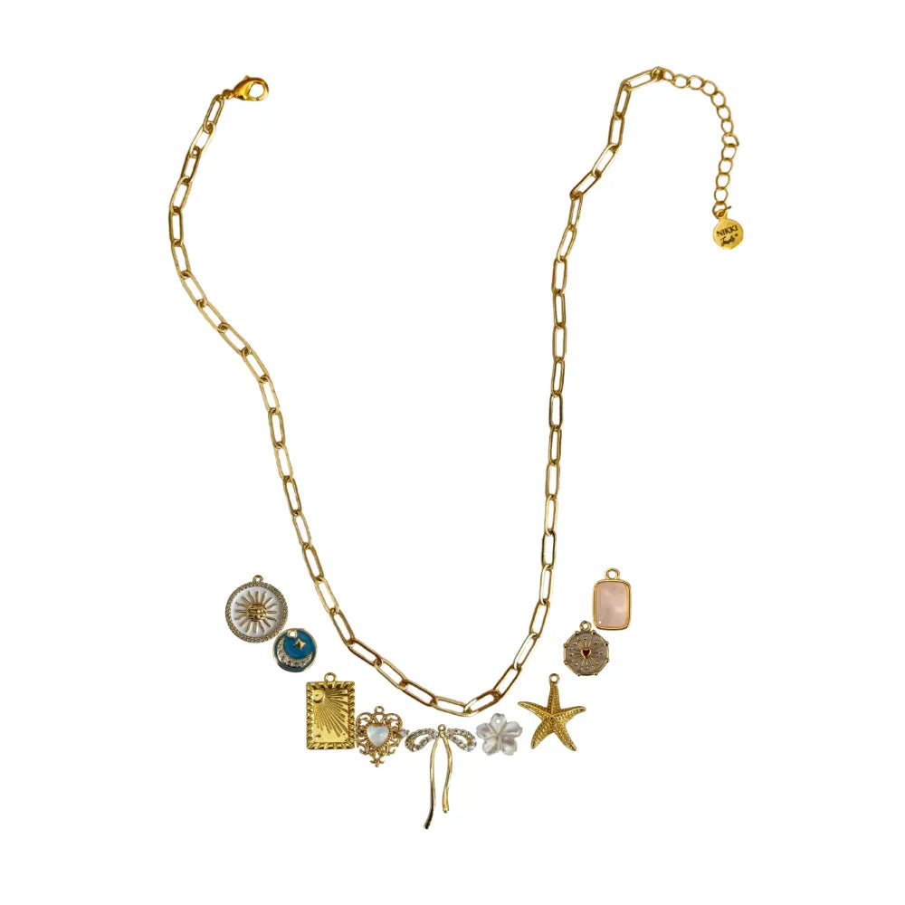 Custom Charm Necklace - Customer's Product with price 83.00 ID amorum6JmyOZQLuO9MGQ1WoU