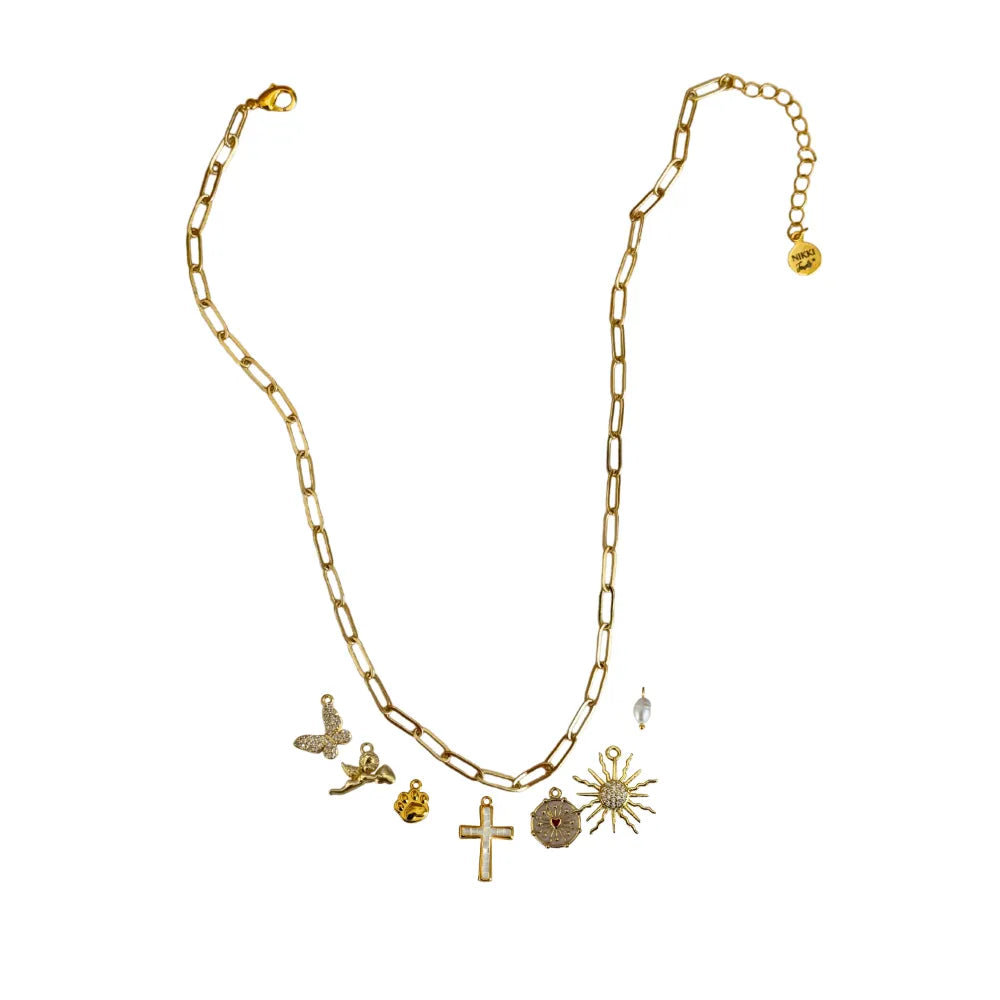 Custom Charm Necklace - Customer's Product with price 67.00 ID bG6LptRmBCvJ6_wJhs4ICYHO