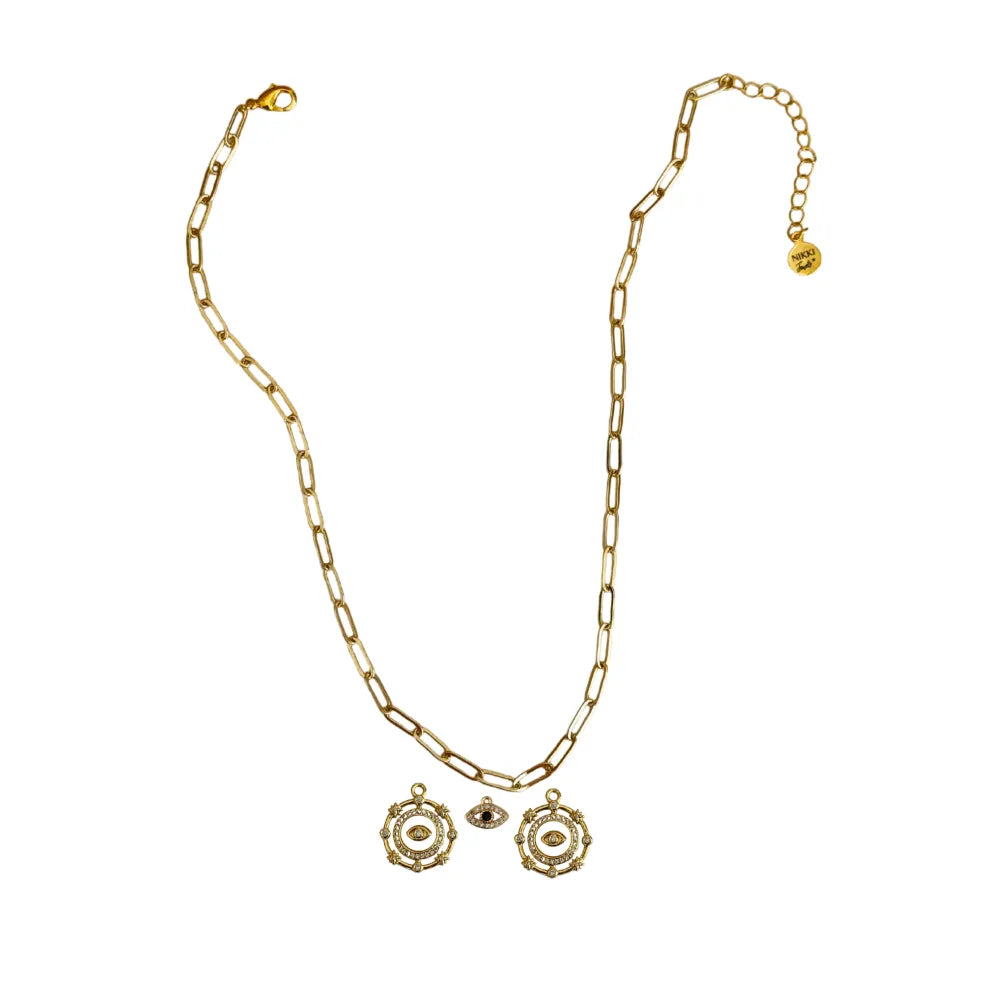 Custom Charm Necklace - Customer's Product with price 42.00 ID 138Z-7VSJK15Q74kveV9R7qA