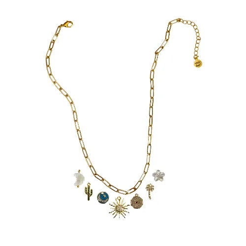 Custom Charm Necklace - Customer's Product with price 60.00 ID eVWMxiq8F5X1rEWj62pVM4nl