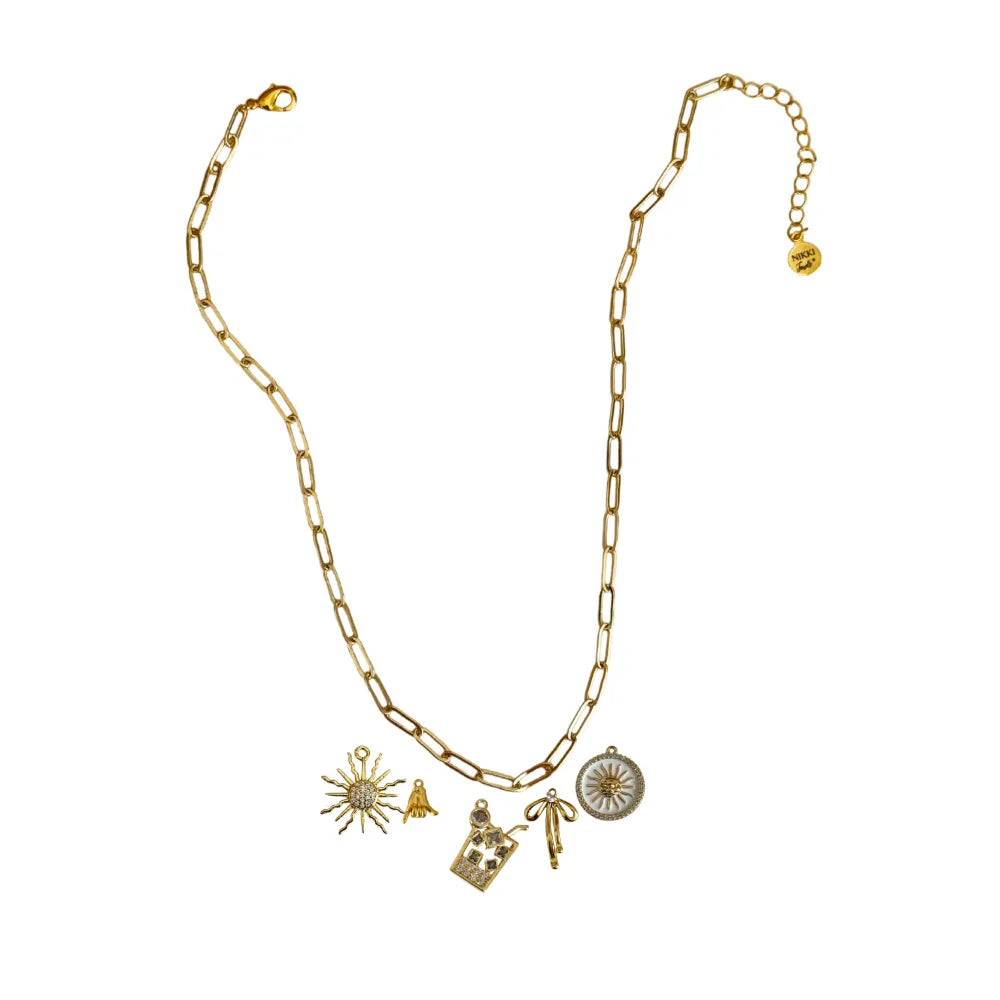 Custom Charm Necklace - Customer's Product with price 58.00 ID jIRDaSMCNW1tgfJ_ZOz3bK7F