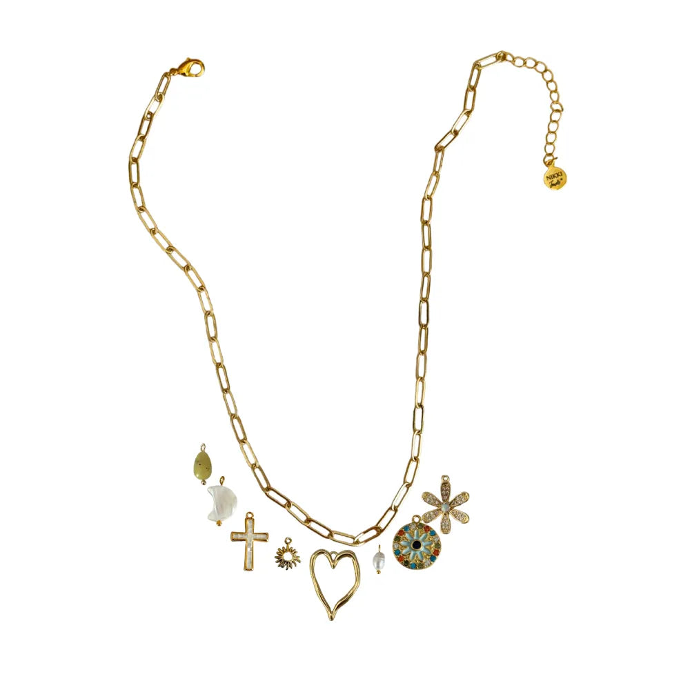 Custom Charm Necklace - Customer's Product with price 61.00 ID NuZ8kVjsWgO9e4gxImL7GFgx