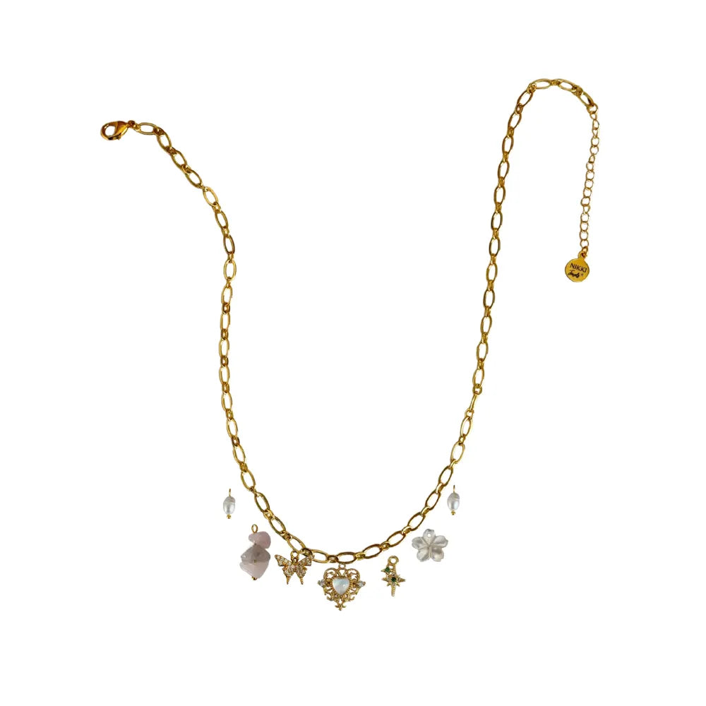Custom Charm Necklace - Customer's Product with price 46.00 ID Sm-PL1Kpsh_3kMOJlCvONUKa
