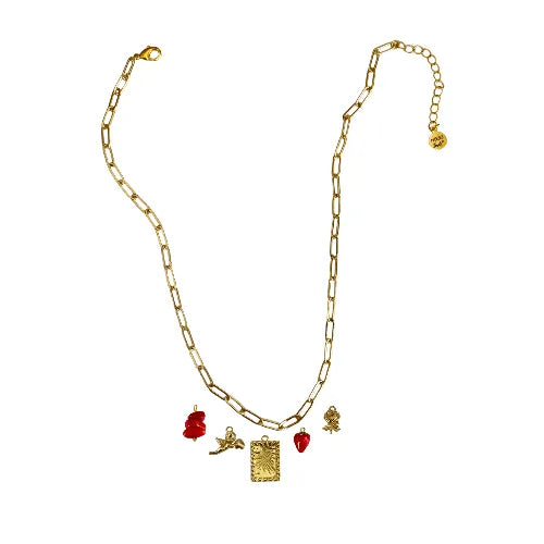 Custom Charm Necklace - Customer's Product with price 51.00 ID cAKhTycUp3zuFbgipWN2nRGz
