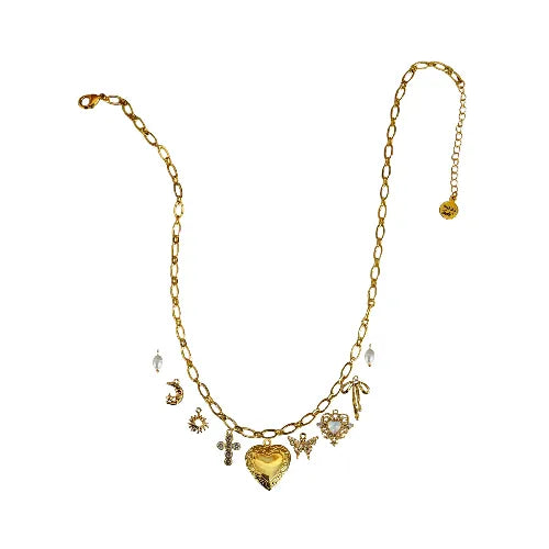 Custom Charm Necklace - Customer's Product with price 76.00 ID WRLXqIOKv2jSjxVuuxW7YD_D