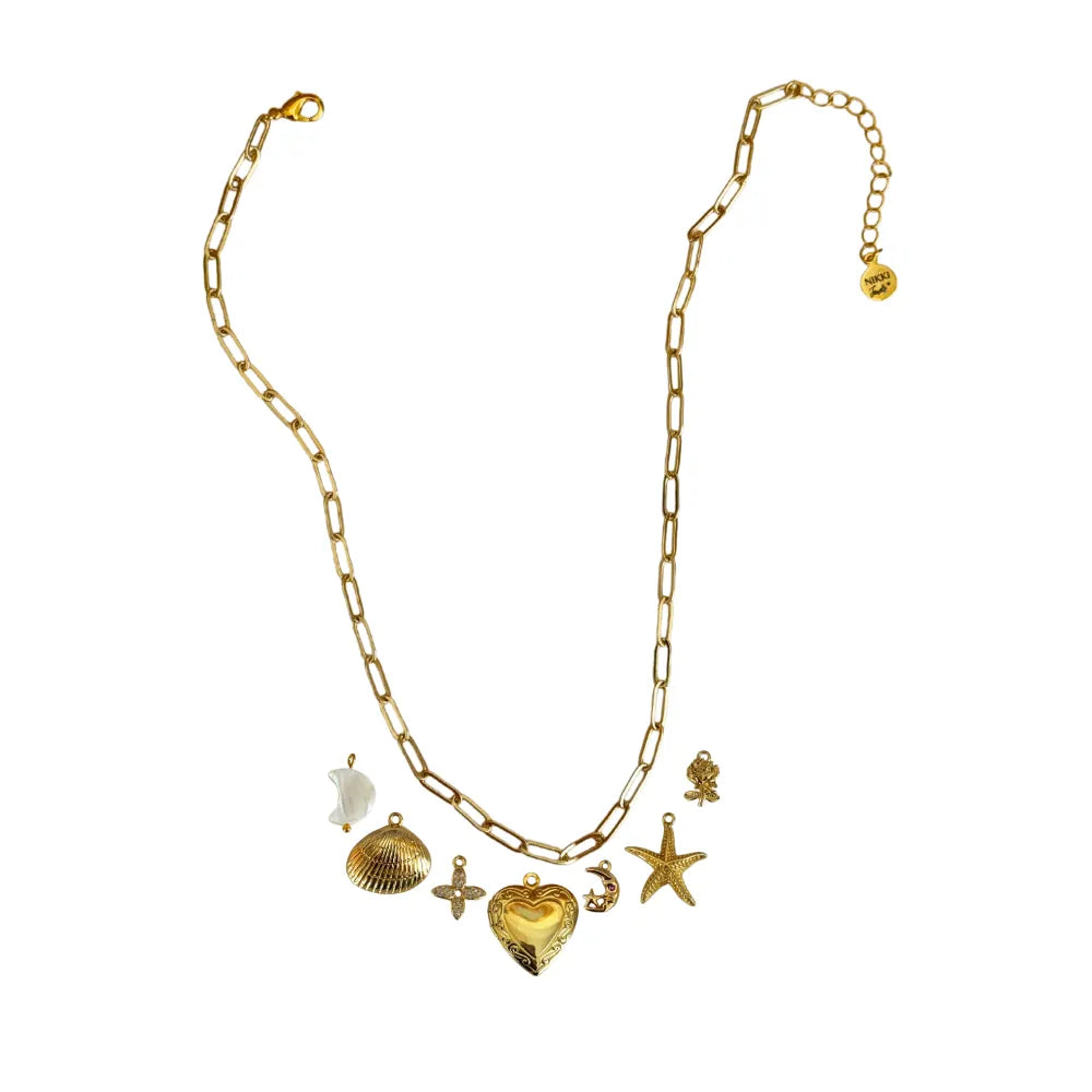 Custom Charm Necklace - Customer's Product with price 67.00 ID nuTfFru6fh41BBIrwwdMf9zw