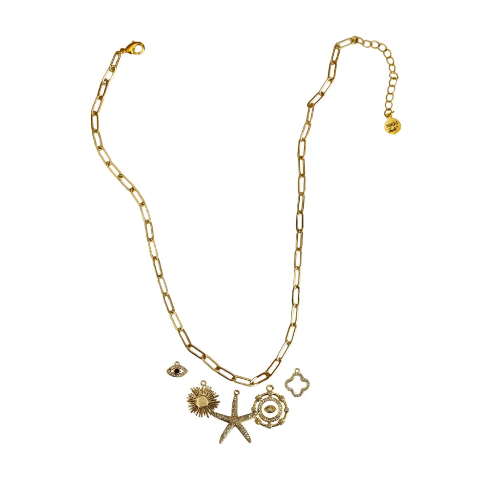 Custom Charm Necklace - Customer's Product with price 58.00 ID NCUJVMNqLvLaQIufeENsgJel