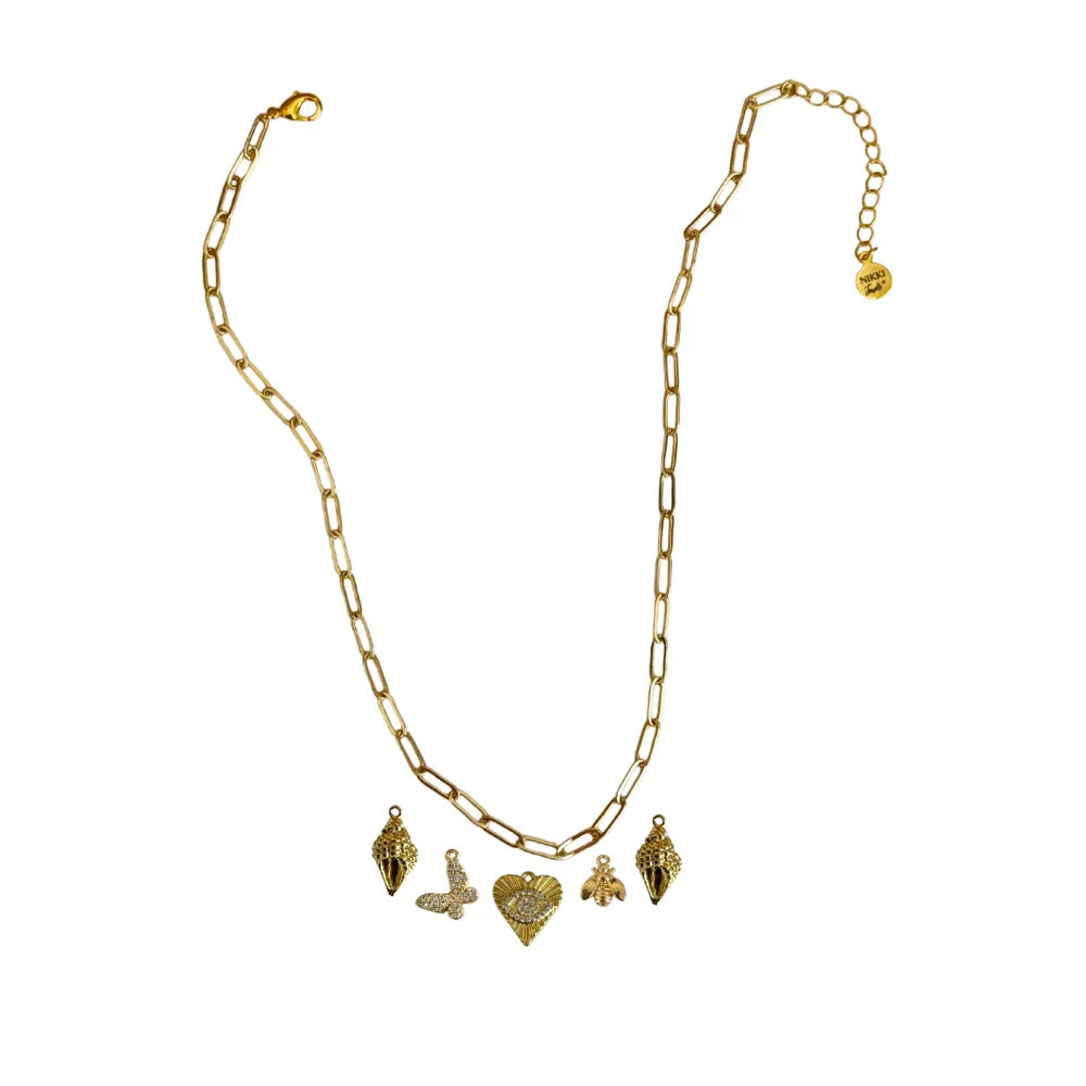Custom Charm Necklace - Customer's Product with price 58.00 ID J5fK3fR2KQ2piiTx8MAGVoZG
