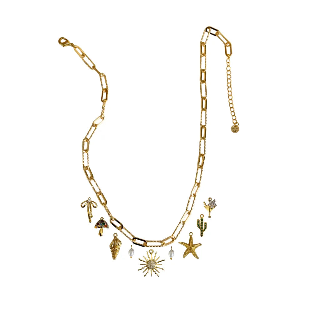 Custom Charm Necklace - Customer's Product with price 78.00 ID Afst4hYT7x89-gIAI5E4OFLa