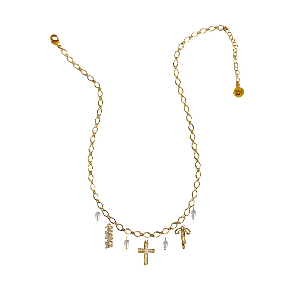 Custom Charm Necklace - Customer's Product with price 46.00 ID 2nsfmR6_ks0tb3BChXbD1B3x