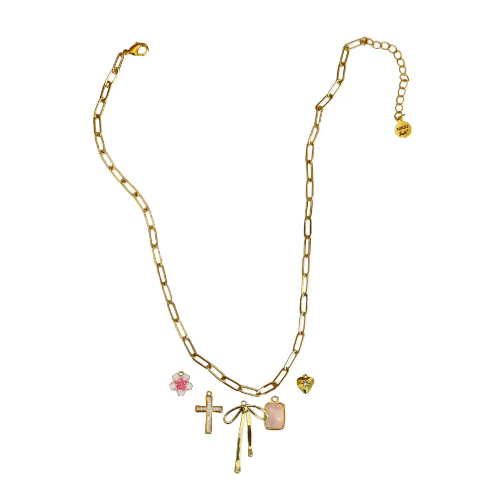 Custom Charm Necklace - Customer's Product with price 58.00 ID Vh8YAaIwZzuVvc29Rcy63F68