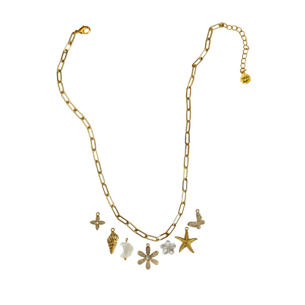 Custom Charm Necklace - Customer's Product with price 60.00 ID 8n4h59o4ytLQNdqc0VDUzYyf