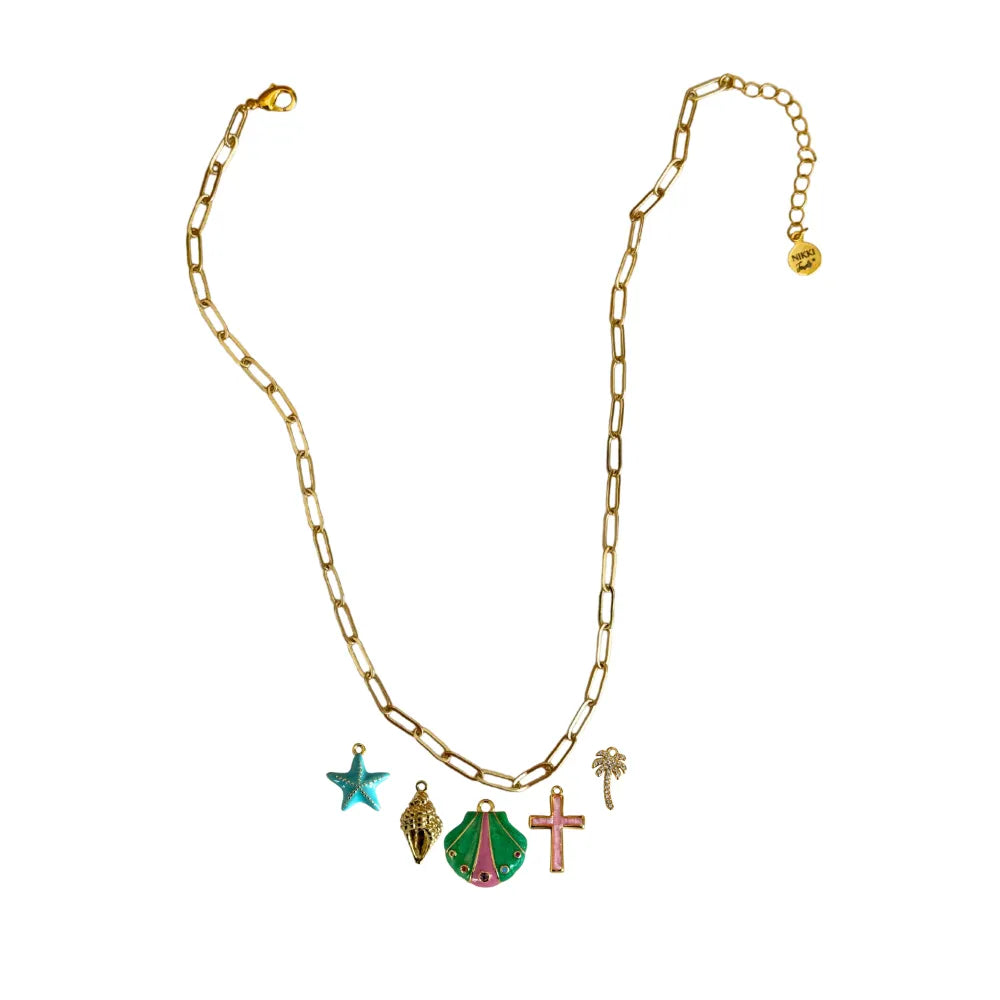 Custom Charm Necklace - Customer's Product with price 58.00 ID kdEFzCcaGUxR3AQrqajMRUsa