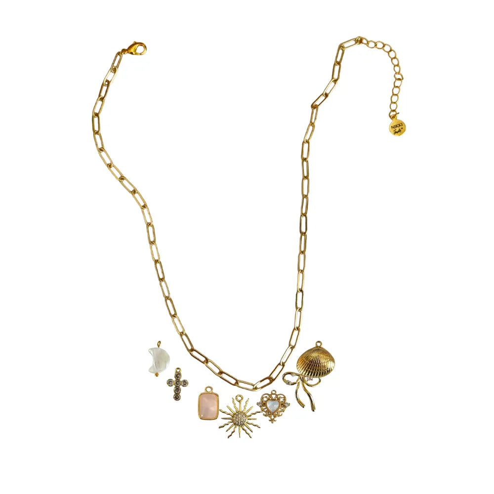 Custom Charm Necklace - Customer's Product with price 67.00 ID wsKTs7I5mksXE6Y2dS0x8aj6