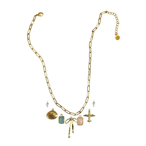Custom Charm Necklace - Customer's Product with price 60.00 ID WXXlW8a0Dhm4Mnga3doXq3K2