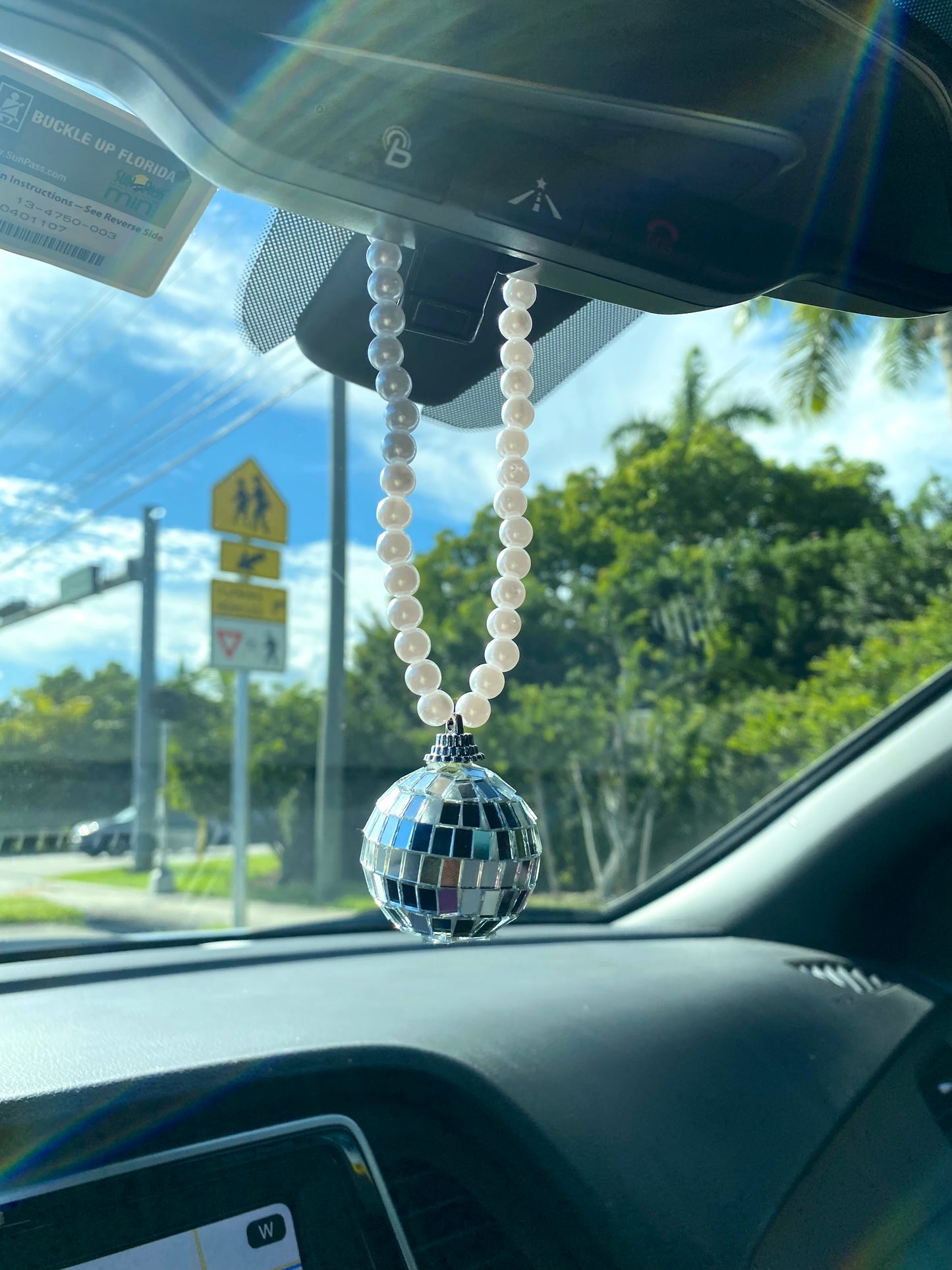 Disco Car Charm