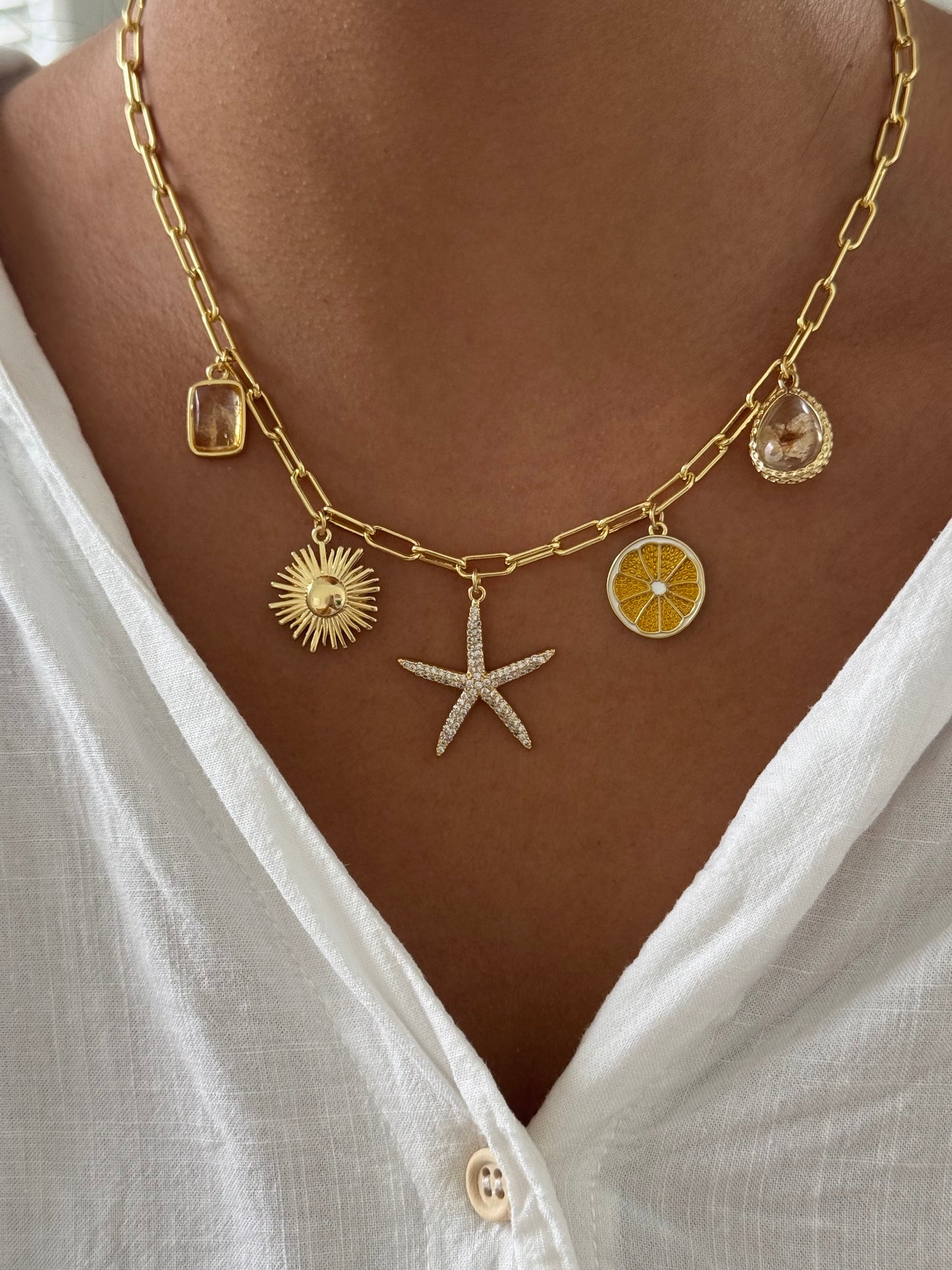 Sunny Charm Necklace