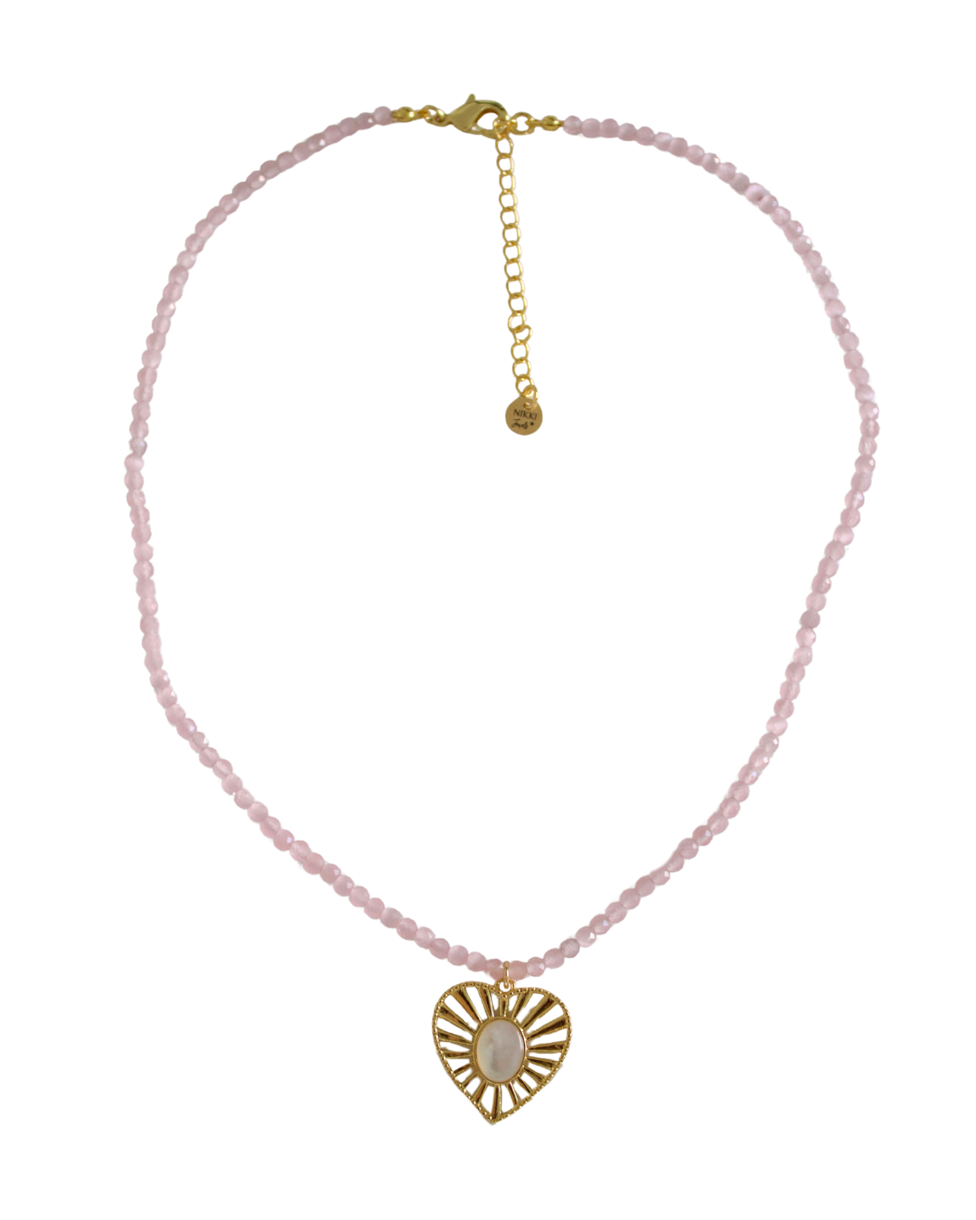 Blushing Heart Necklace