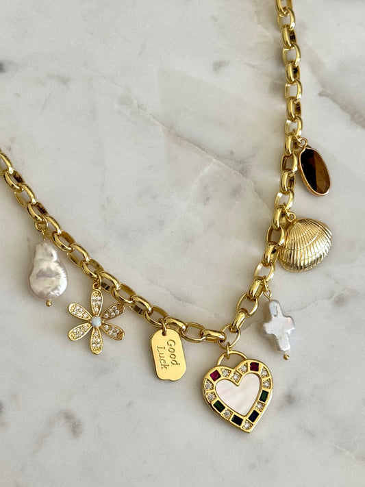 Tropical Flare Charm Necklace