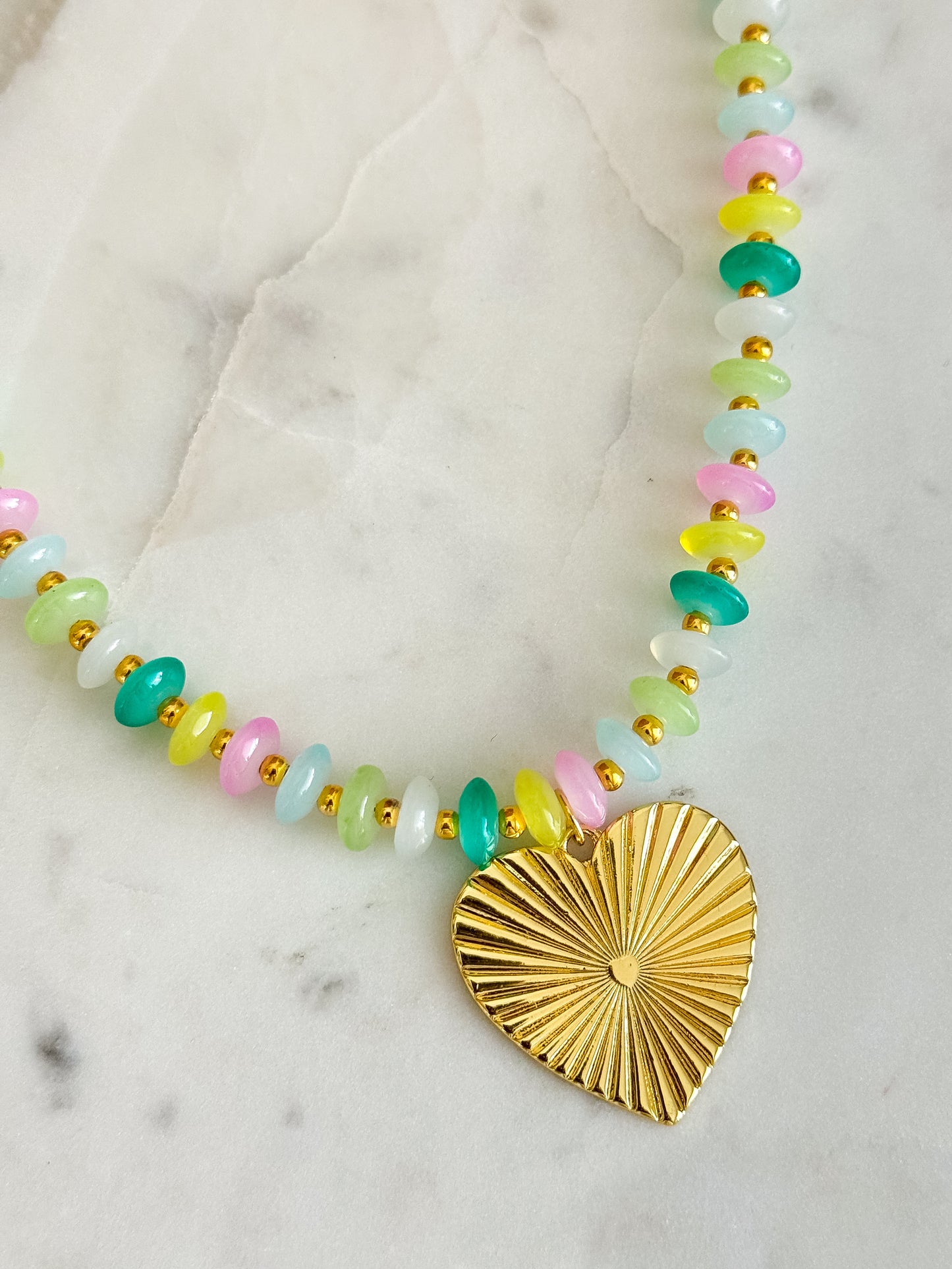 Colorful Heart Necklace