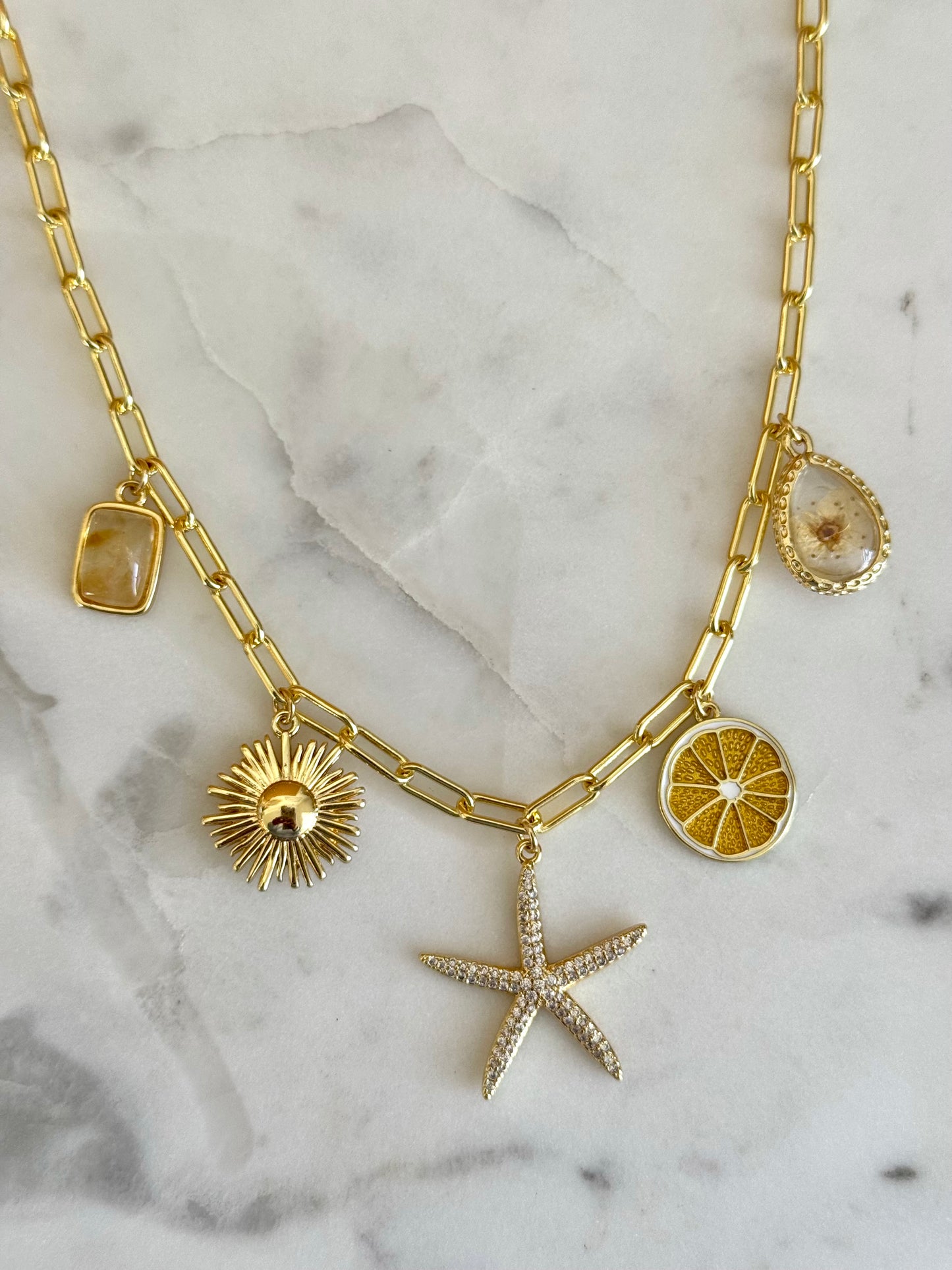 Sunny Charm Necklace