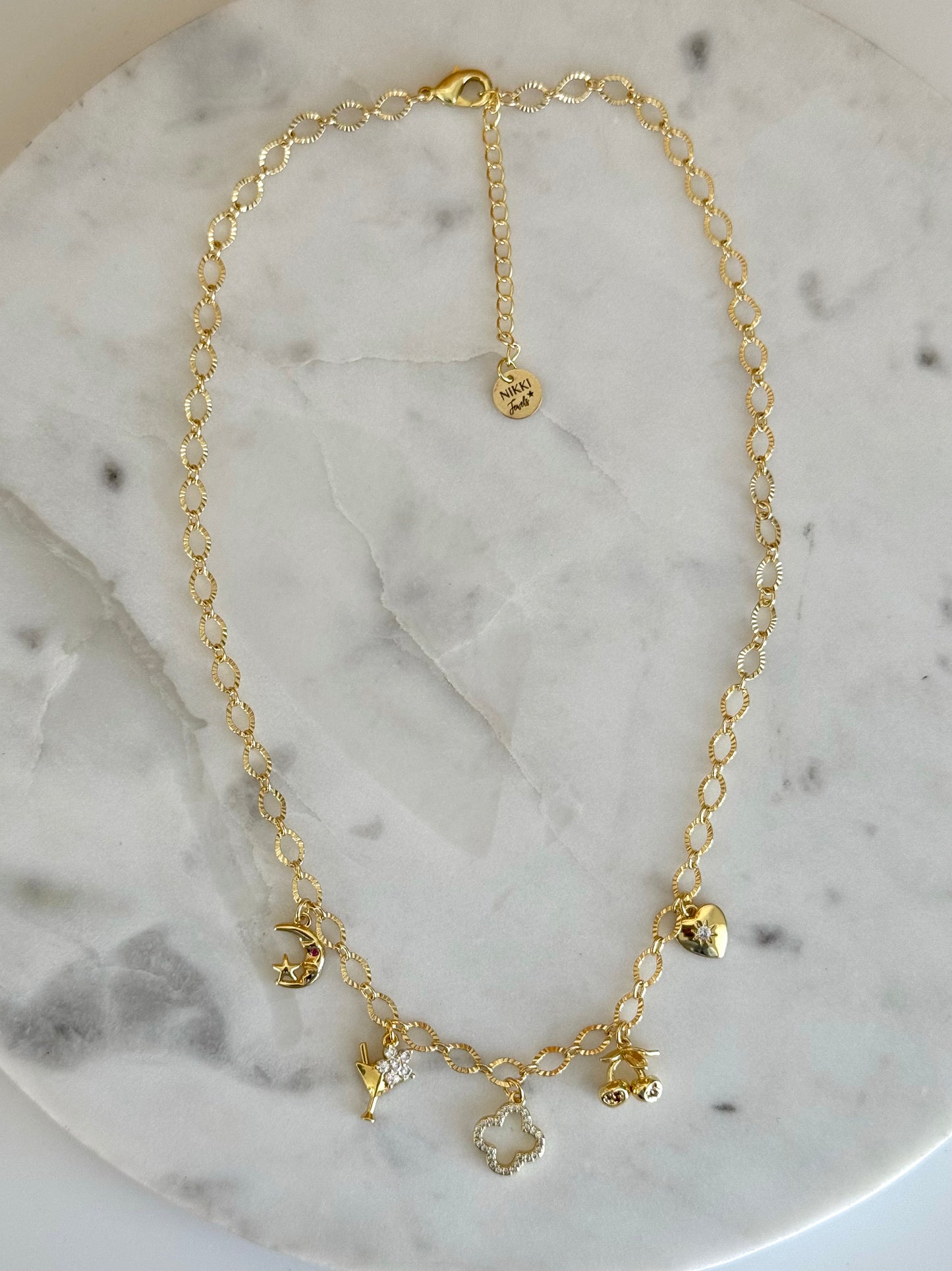 Dainty Night Charm Necklace