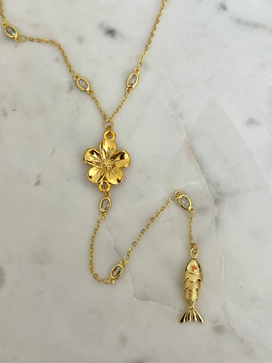 Tropicana Lariat Necklace