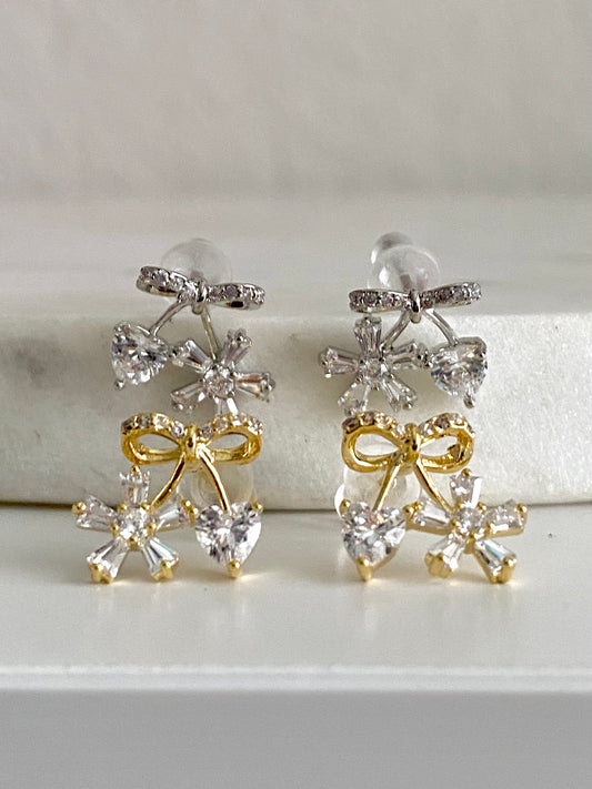 Gift Bow Studs