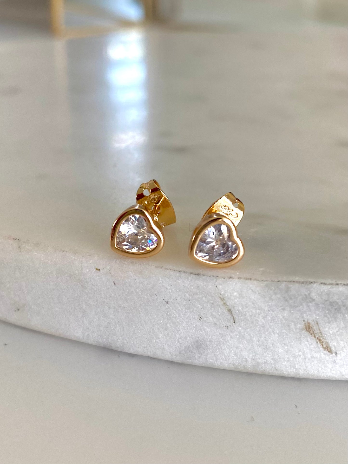 Heart Stud Earrings