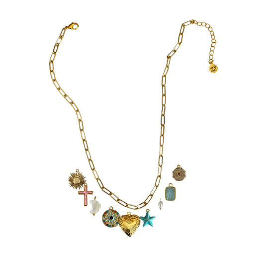 Custom Charm Necklace - Customer's Product with price 76.00 ID CXKgZFYBHElg_SiCgrWFndLM