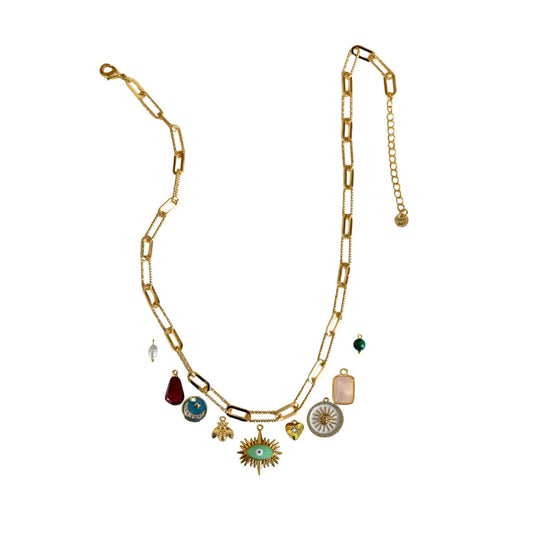 Custom Charm Necklace - Customer's Product with price 78.00 ID c9ybNTxUWAQqfplsJ7v-oFZR