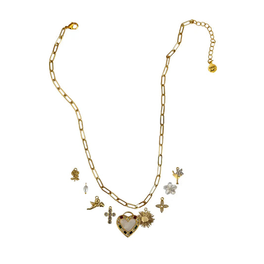 Custom Charm Necklace - Customer's Product with price 76.00 ID sALX6nfDnQ9oVoZaEPLdGyFW