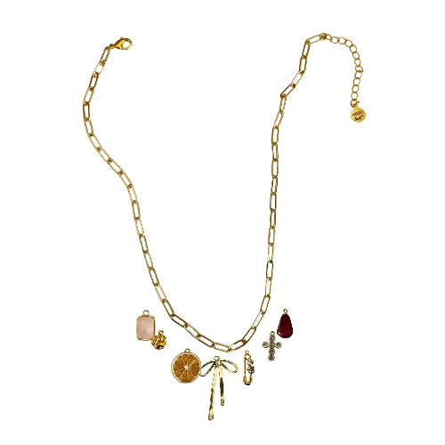 Custom Charm Necklace - Customer's Product with price 74.00 ID aSBcbRjf22jBfLxeUGv_kQrV