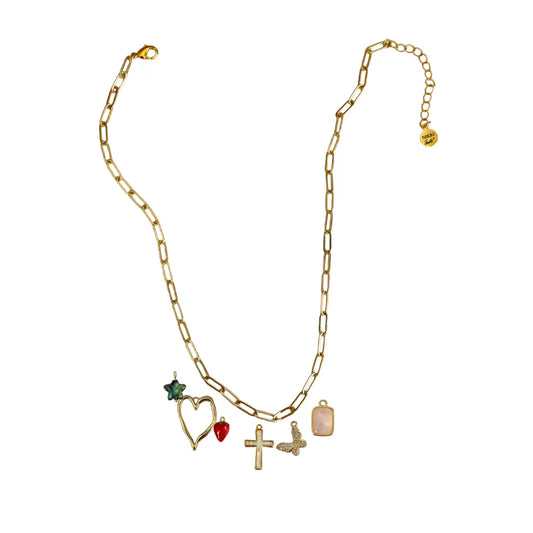 Custom Charm Necklace - Customer's Product with price 59.00 ID dg7txlOOWoEYWEZ18lkGSPvI