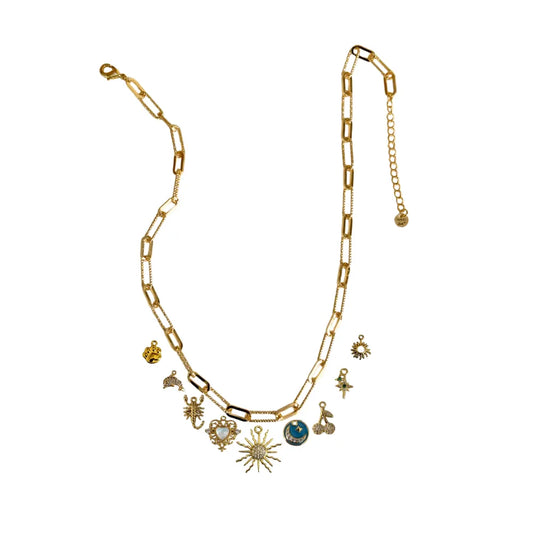 Custom Charm Necklace - Customer's Product with price 92.00 ID P98q6Lg8jyJulmeaXtUzRkvj