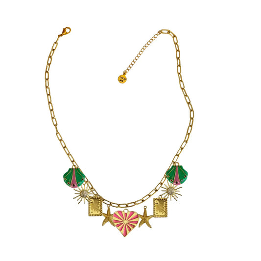 Custom Charm Necklace - Customer's Product with price 90.00 ID 9EHeBcFNEfLRyDsA0jWSnRQY