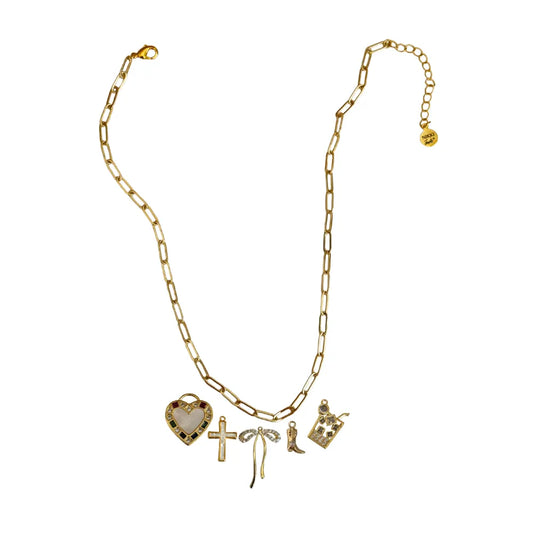 Custom Charm Necklace - Customer's Product with price 58.00 ID XAoQYuVtRwxhC9twDg9jX0jT